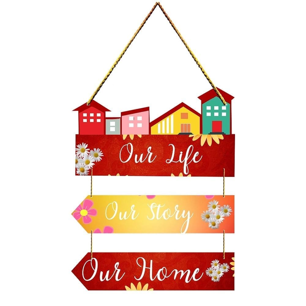 Wall Hangings for Home Decoration Items for Living Room Decor Welcome Home Wall Hanging for Home Office Decoration Handmade Craft Decorative Wall Art (WH2508)