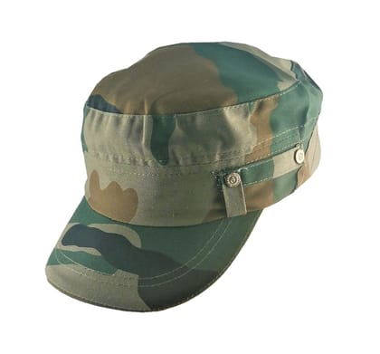 ATABZ Stylish Short Army Military Marshal Camouflage Branded caps Hats for Men and Women