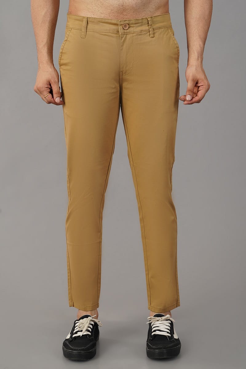 MENS GRANOLA CROPPED CHINOS