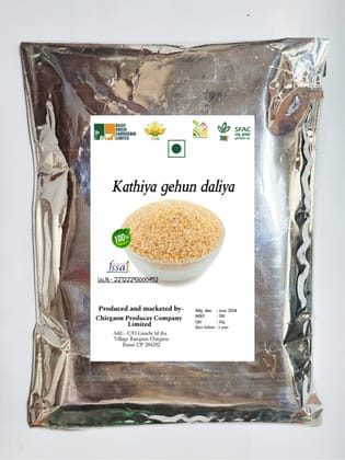 Kathiya gehu daliya | Kathiya Wheat Daliya | 1Kg