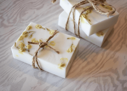 GlowMe Handmade Milk Mogra Soaps, Pack -2