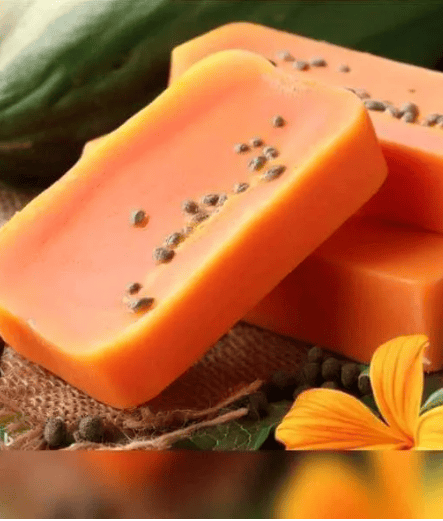 GlowMe Handmade Milk & Papaya Soaps (90 gm each )