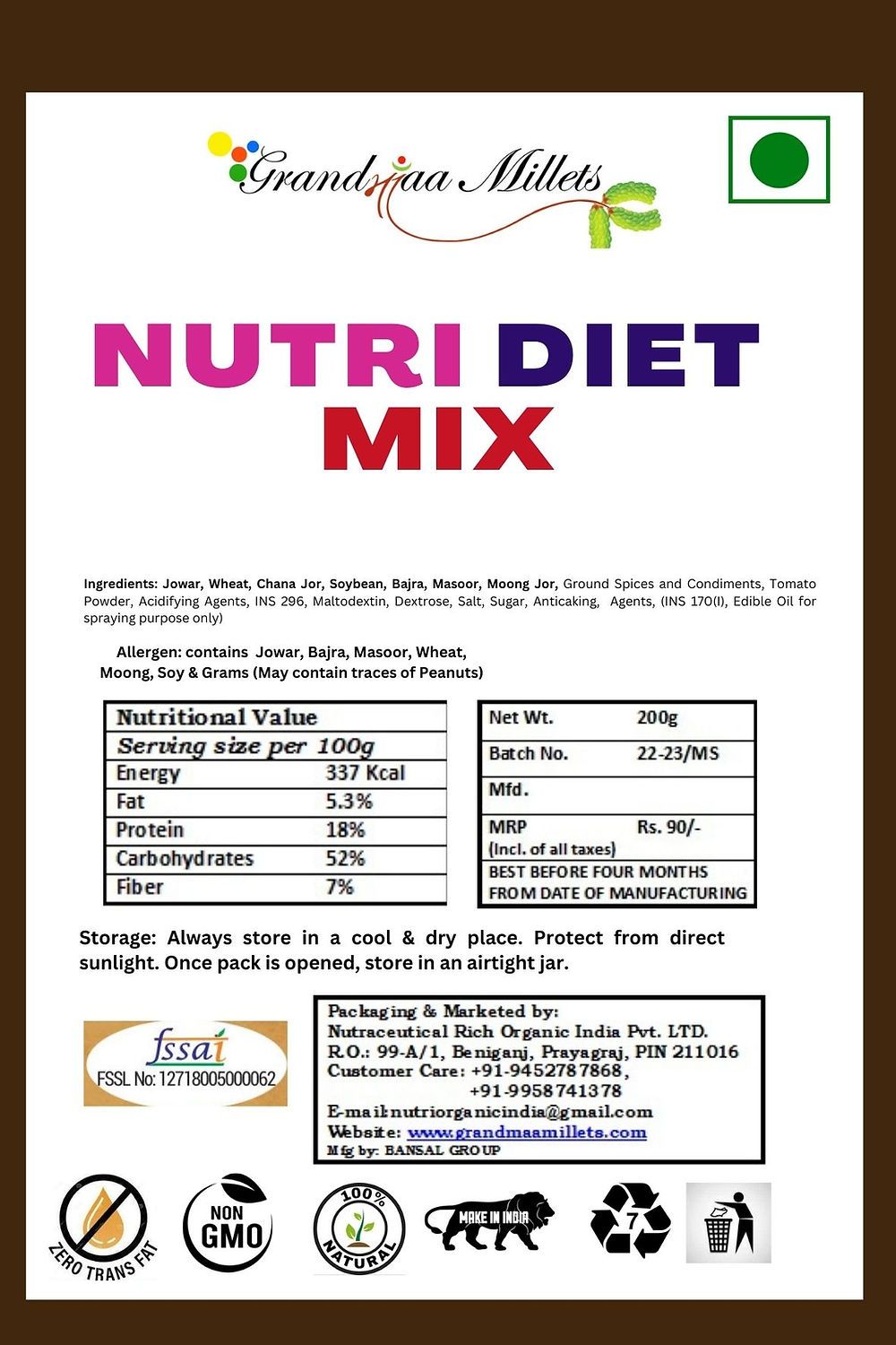 Nutri Diet Mix