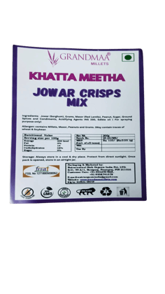 Khatta meetha Jowar Crisps Mix