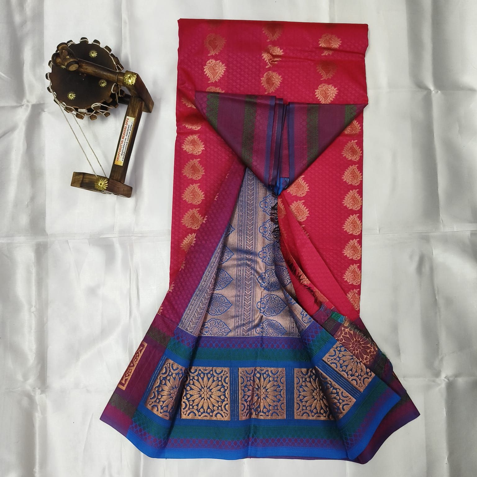 Silk Cotton Saree with Blouse