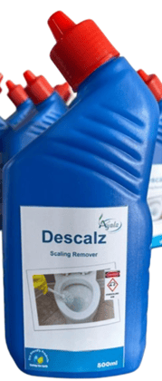 Descalz-500ml- Effectively eliminates tough mineral deposits while preserving the integrity and cleanliness of ceramic surfaces., economic value, safe for components