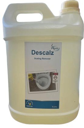 Descalz- 5L - Effectively eliminates tough mineral deposits while preserving the integrity and cleanliness of ceramic surfaces., economic value, safe for components