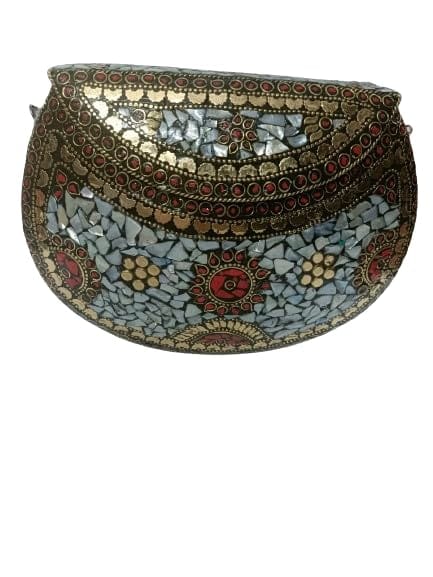 SHAKUNTLA VINTAGE Multi Coloured Sling Bag Clutch Purse for Girls Womens