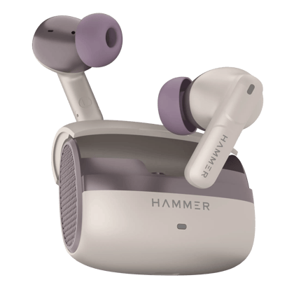 Hammer Stellar ENC Bluetooth Earbuds with Quad Mics & Type C Fast Charging