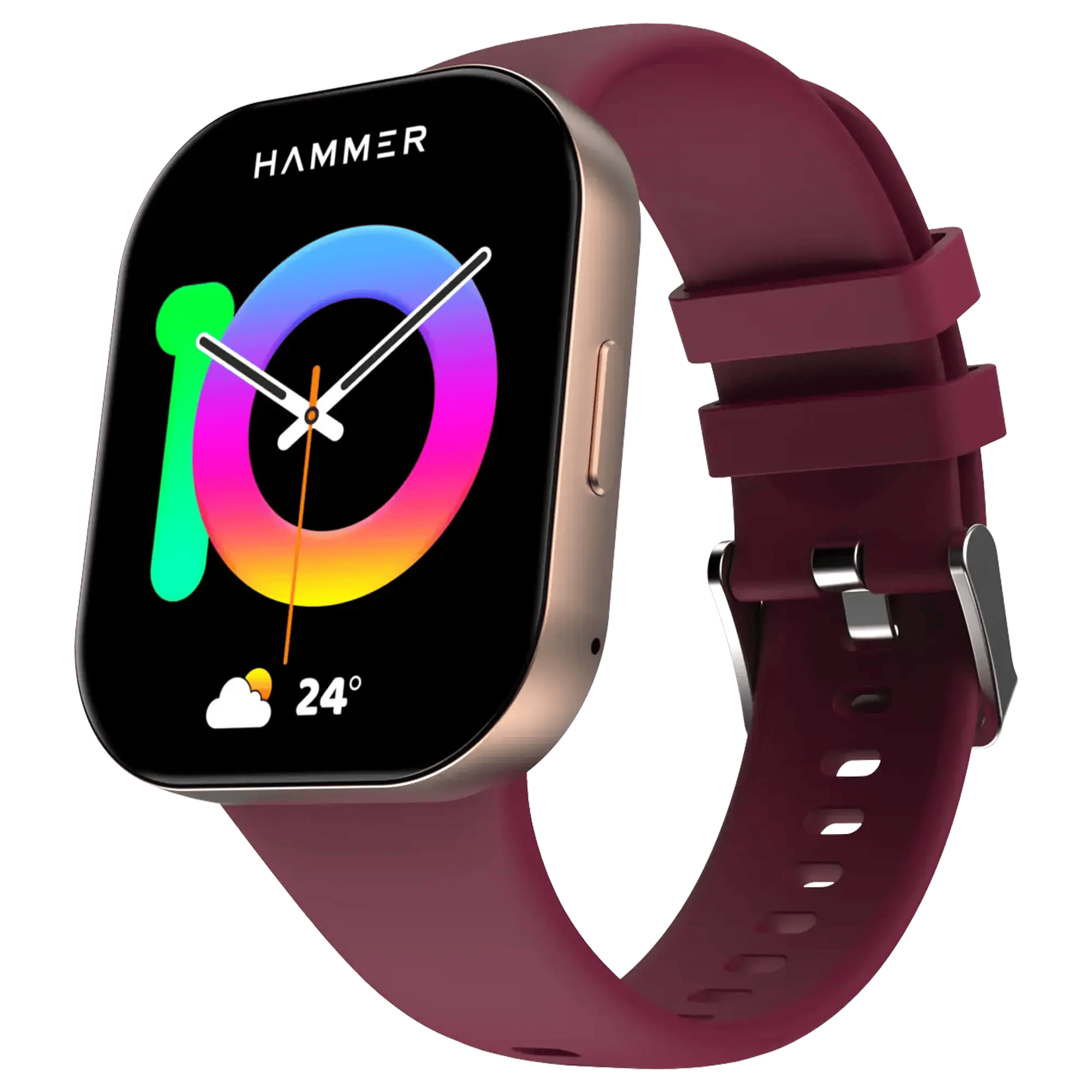 Hammer Robust 1.96" Amoled Display Smartwatch With Bluetooth Calling