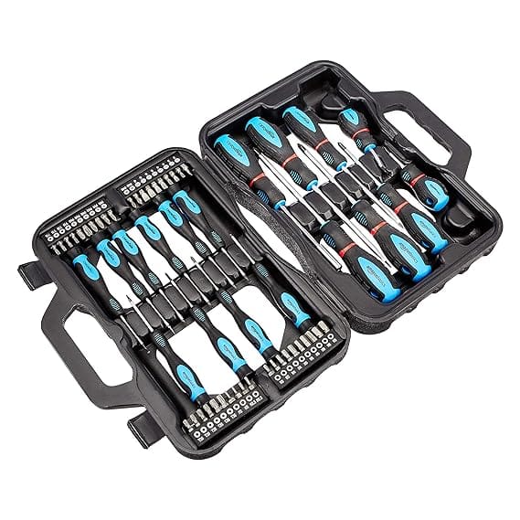 58-Piece Screwdriver Set - Precision Slotted