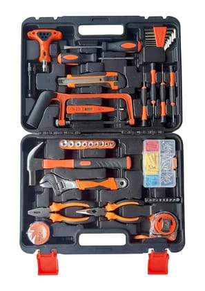 145-9, 145 Piece Socket Wrench Auto Repair Tool Combination Package Mixed Tool Set Hand Tool