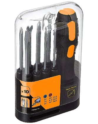 Screwdriver Set with Interchangeable Barsblades 8pc Screwdriver for home Long Blades Repair