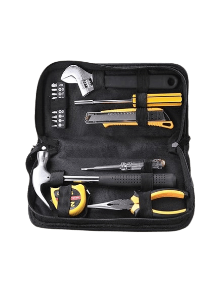 18 Piece DIY Hand Tool Set I Steel Alloy Multi-bit Screwdriver