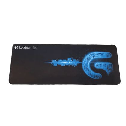 Logitech Logo Mouse Pad | 70cm x 30cm Large Non-Slip Desk Mat for Desktop and Laptop | Smooth Surface & Durable Design