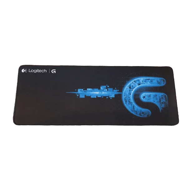 Logitech Logo Mouse Pad | 70cm x 30cm Large Non-Slip Desk Mat for Desktop and Laptop | Smooth Surface & Durable Design