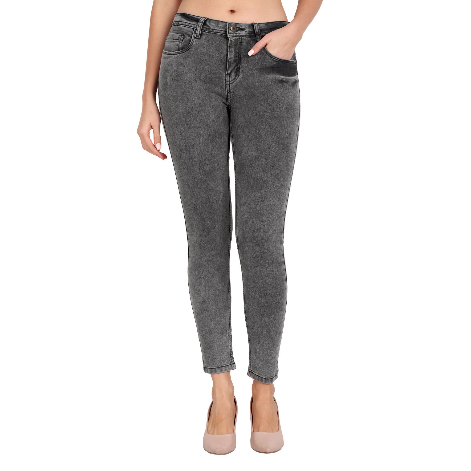 Women's Grey Skinny Jeans