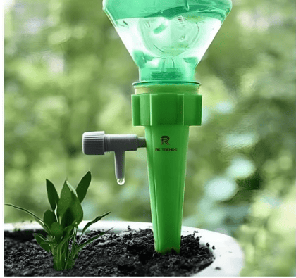 RK Trends Self Watering Spikes - Automatic Plant Watering System, Indoor and Outdoor Gardening, Drip Irrigation Kit (Pack of, 6)