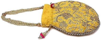 Rajasthani Look Women's Wristlets Ethnic Bridal Potli Combo ( pack of 3 )