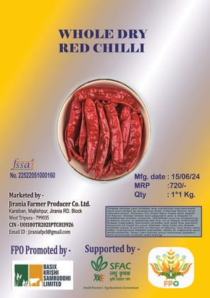 Indian Red Chili (Lal Mirch) | 1Kg