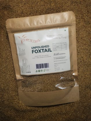 UNPOLISHED FOXTAIL/ KANGNI MILLET