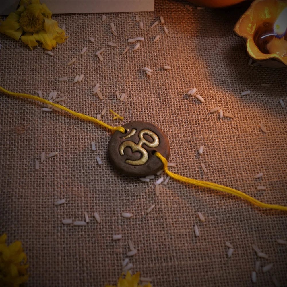 'Om' Plantable Seed Rakhi Hamper