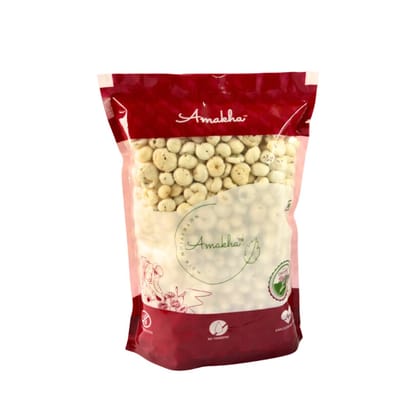 Amakha Foods Phool Makhana | Big Size Nuts | Premium Foxnuts | Lotus Seeds | Gorgon Nuts | Tal Makhana | Dry fruits | 250gm Pack