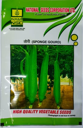 NSC Sponge Gourd Seed, Variety: Pusa Supriya, 50 gm