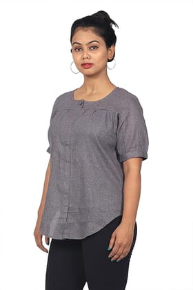 ceil Women's Cotton Regular Fit Top