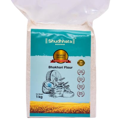 Shudhaata Premium Bhakri Atta (1kg) - Nutritious Wheat Flour from India's Fields