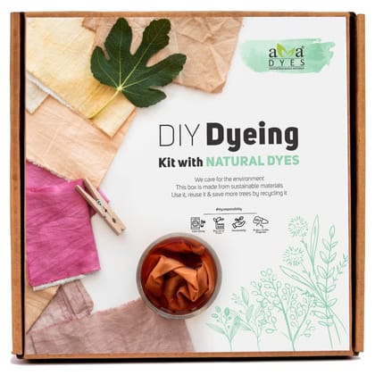 AMA DYES DIY Dyeing kit (20gx6 Dyes Pouches) - Color Your Garments Itself