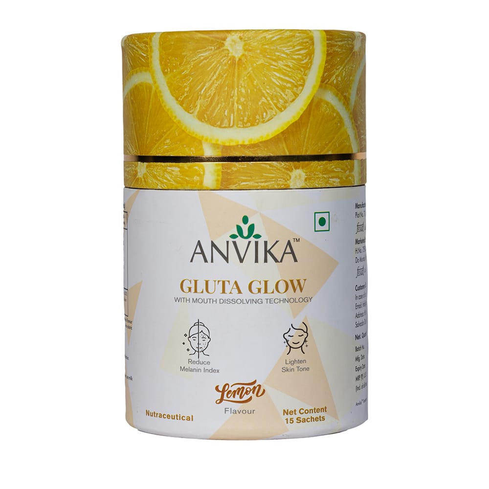 Anvika Gluta Glow Lemon Flavors Mouth Melting Supplement