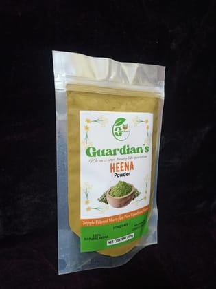 GUARDIAN’S Conditioning Pure Heena Powder, for Stronger, Smoother Hair, for All Hair Types (Pack Of 2 200 Gram Each)