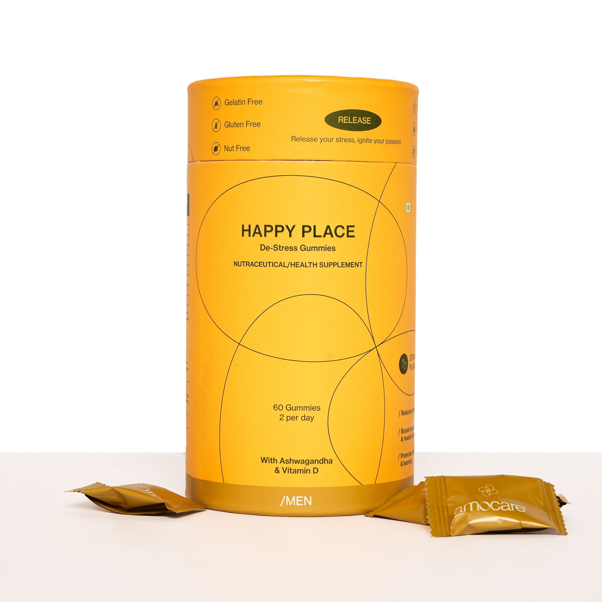 Amocare Happy Place Gummies for Men