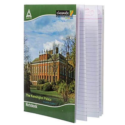 Classmate Longbook - 297 X 210 mm, 384 Pages, Single line,Pack of 4