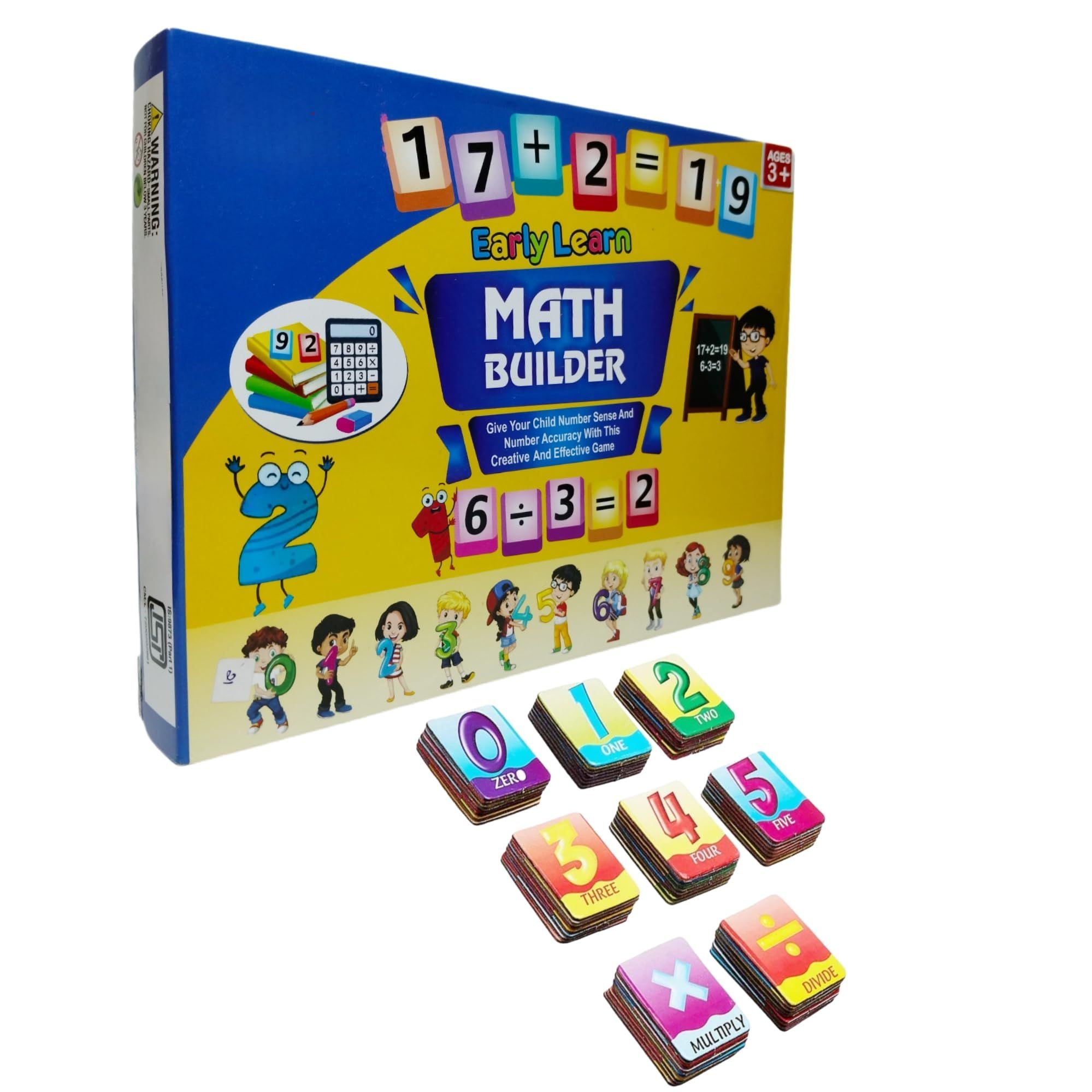 7AYS Mathematical Games for Kids-Early Learning Games for Kids-Skill Developing Games-Educational Games and Puzzle for Kids-Child's First Learn and Play Puzzles- Learning Games for Kids and Childrens