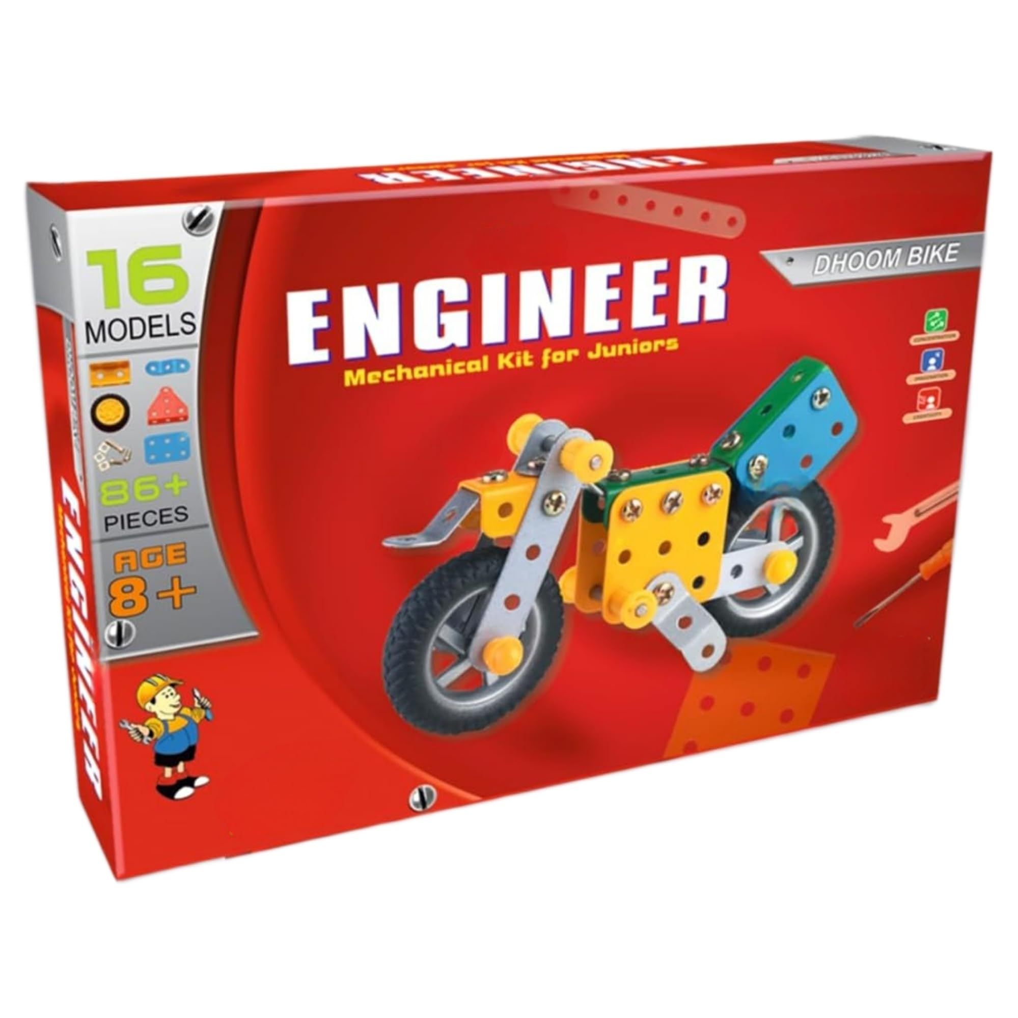 7AYS Mechanical Games for Kid-DIY STEM Education Building Toy for Children-Skill Building Games-Constructing Game for Teens-Technology Games-Engineering kit for Children-Innovative Games for Children