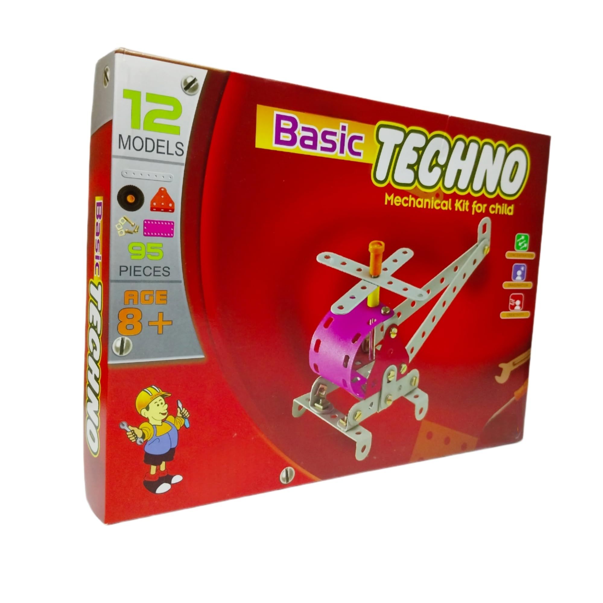 7AYS Mechanical Games for Kids-DIY STEM Education Building Toy for Children-Skill Building Games-Constructing Game for Teens-Technology Games-Engineering kit for Junior-Innovative Games for Children