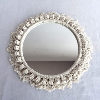 Macrame Wall Mirror