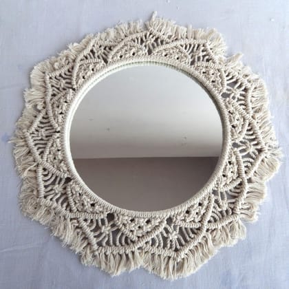 Macrame Wall Mirror