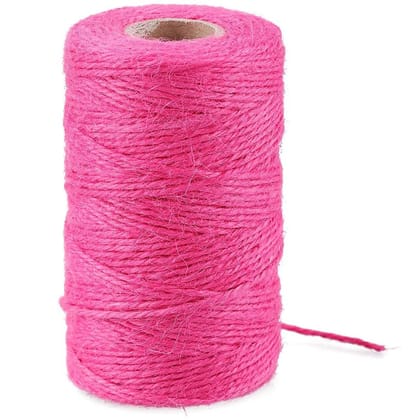 ecofynd Single String Pink Color Jute Cord