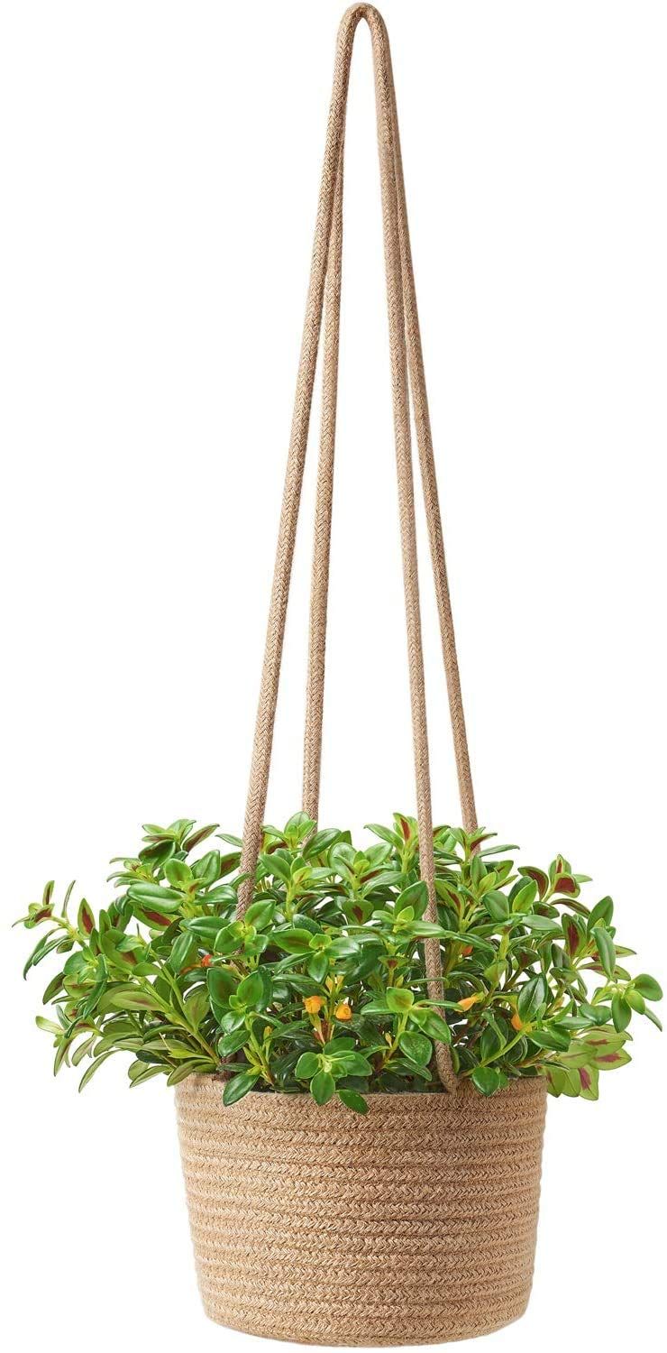 Ecofynd Planter Baskets With Long Hanging Rope