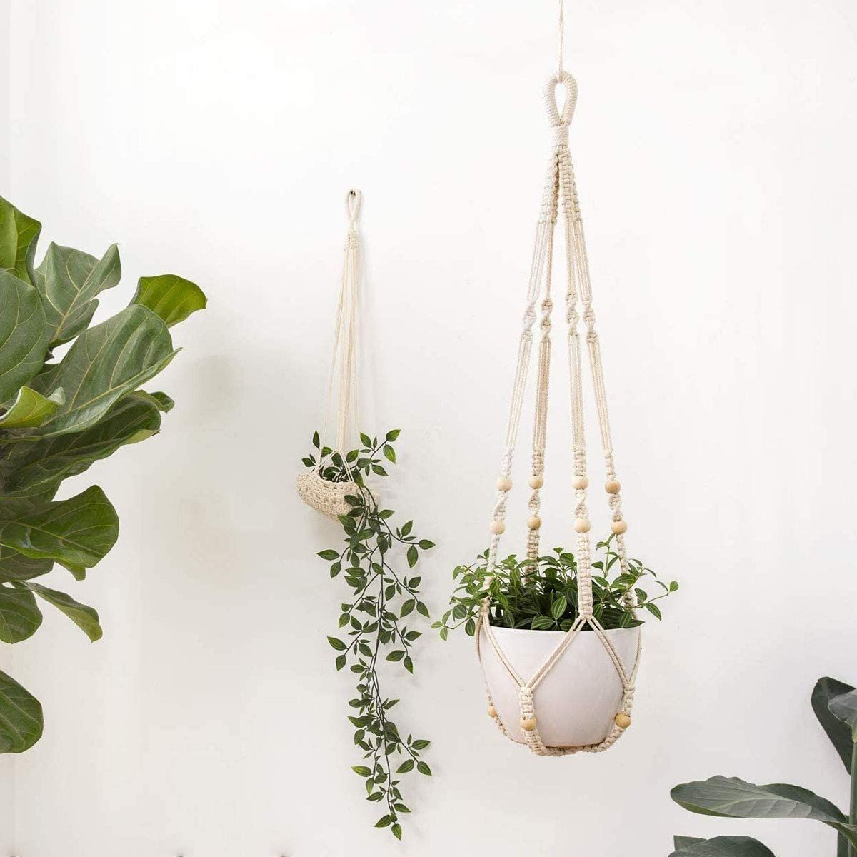 Ecofynd Macrame Cotton Plant Hanger Rope