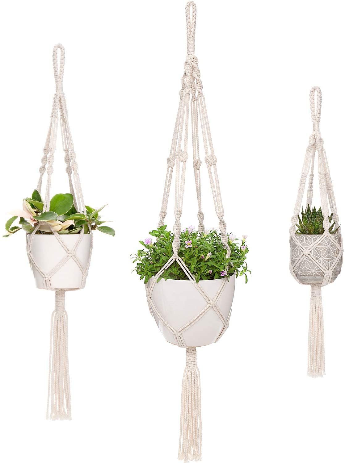 Macrame Plant Hanger (Set of 3)