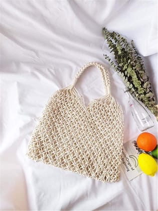 Men's and Women's Macrame Cotton Shoulder Bag