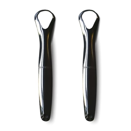 2 Stainless Steel Tongue Cleaners | Plastic free | Pack of 2