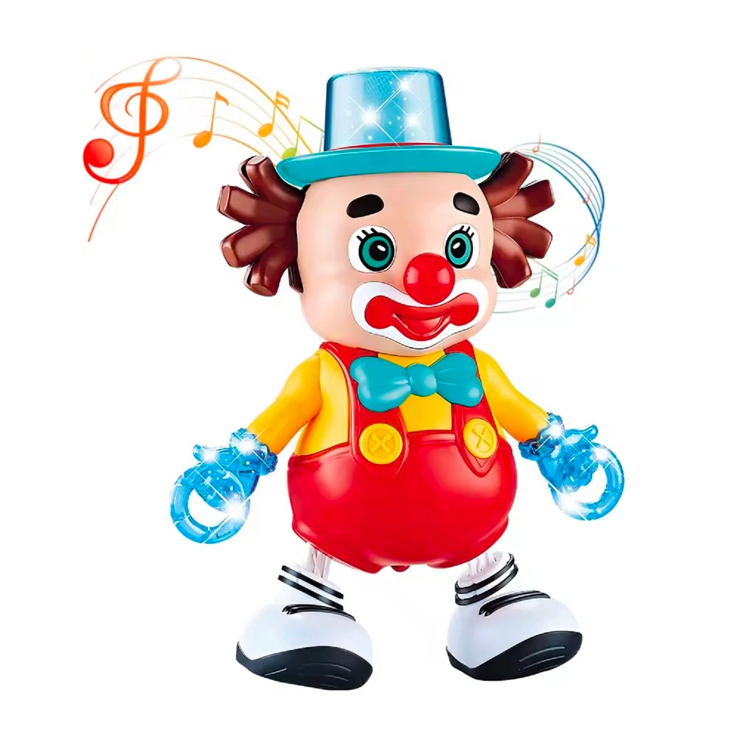 KTRS ENTERPRISE electric clown toy children early educational rotating singing dancing cartoon B/O musical clown toys