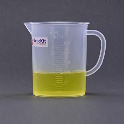 TRUEKIT Transparent Plastic Measuring Jug with Graduation Marks