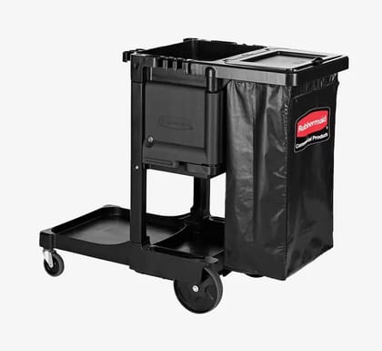 Rubbermaid 1861443 Executive Locking Cabinet Door Kit for Traditional Janitorial Cleaning Carts, Black, 20 Inch x 6.299 Inch x 6.299 Inch