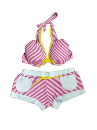 Beach Bikini Sexy Short Swim Set with Short